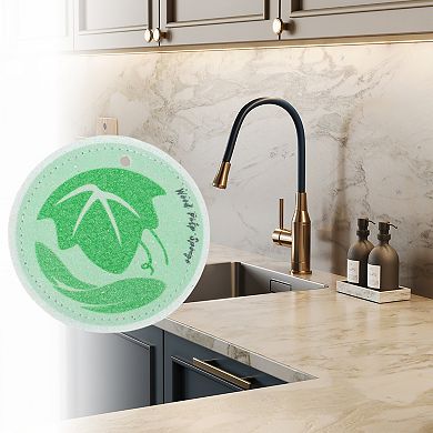 1 Pc Circular Durable Kitchen Sponge for Home