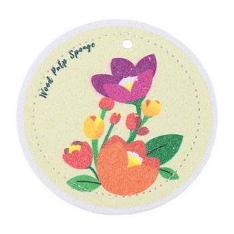 1 pc Circular Durable Kitchen Sponge for Home