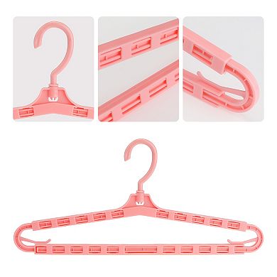 10Pcs Extra Large Hangers, Plastic Adjustable Shoulder Sturdy Clothes Hangers for Oversized Garments