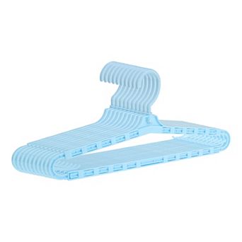 10 pc Extra Large Hangers, Plastic Adjustable Shoulder Sturdy Clothes Hangers for Oversized Garments