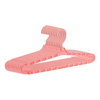 10 pc Extra Large Hangers, Plastic Adjustable Shoulder Sturdy Clothes Hangers for Oversized Garments