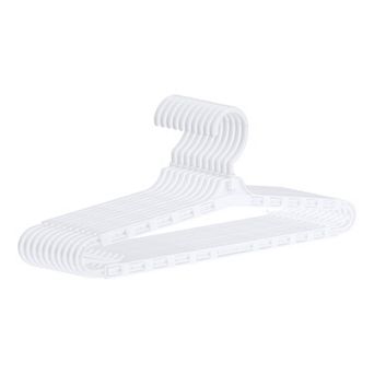 10 pc Extra Large Hangers, Plastic Adjustable Shoulder Sturdy Clothes Hangers for Oversized Garments