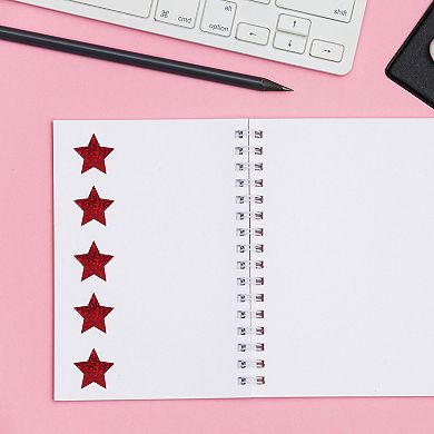 1000Pcs Glitters Star-Shaped Stickers 1 Inch Holographic Sparkle Self-Adhesive Coding Labe