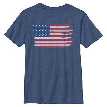 Boys 8-20 Distressed American Flag Graphic Tee