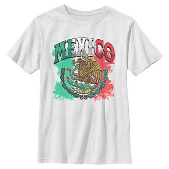 Boys 8-20 Mexico Flag Graphic Tee