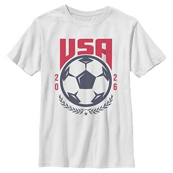 Boys 8-20 USA Soccer 2026 Graphic Tee