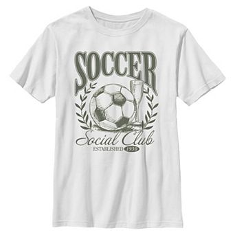 Boys 8-20 Soccer Social Club Graphic Tee