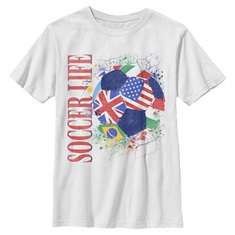 Boys 8-20 Soccer Life Graphic Tee
