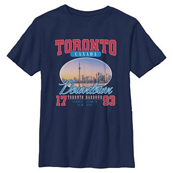 Boys 6-20 Downtown Toronto Canada Graphic Tee