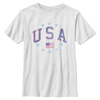 Boys 8-20 USA Stars Americana Graphic Tee