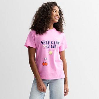 Girls 6-20 SO® Short Sleeve Oversized Graphic Tee in Regular & Plus Size