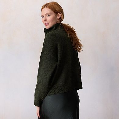 Women's LC Lauren Conrad Half Zip Pullover Sweater