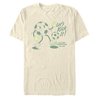 Men's All Star Soccer Club Let's Kick It Graphic Tee