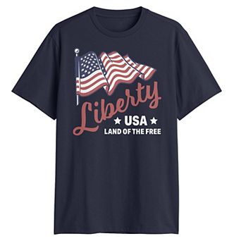 Men's Liberty USA Land Of The Free Graphic Tee