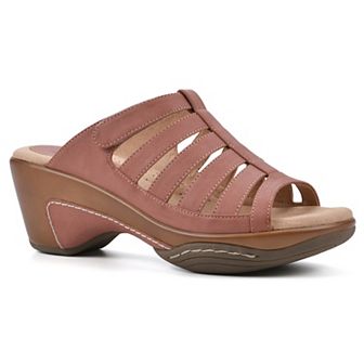 White Mountain Valencia Women's Slip-On Clog Sandals