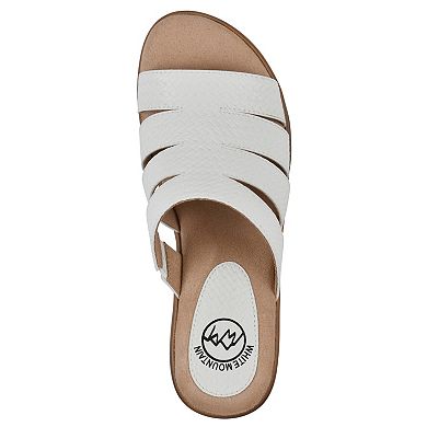 White Mountain Valora Women's Slip-On Clog Sandals