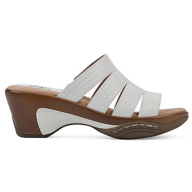 White Mountain Valora Women's Slip-On Clog Sandals
