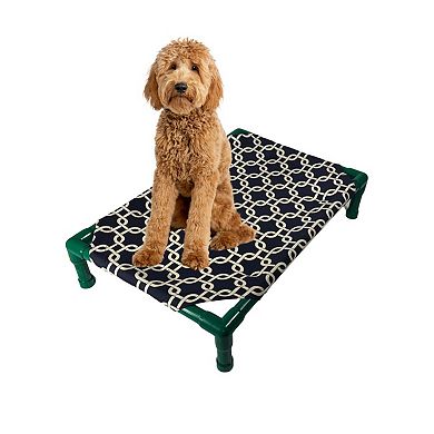 Truman + Teddy (Linked) Easy-to-clean Handcrafted Elevated, Cot-Style Dog Bed 