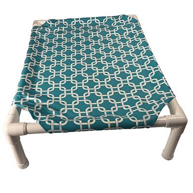 Truman + Teddy (Linked) Easy-to-clean Handcrafted Elevated, Cot-Style Dog Bed 