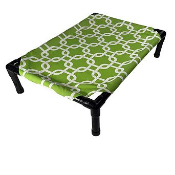 Truman + Teddy (Linked) Easy-to-clean Handcrafted Elevated, Cot-Style Dog Bed