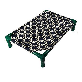 Truman + Teddy (Linked) Easy-to-clean Handcrafted Elevated, Cot-Style Dog Bed