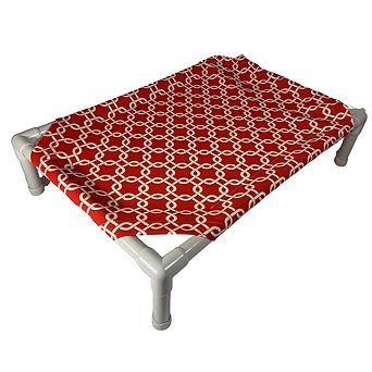 Truman + Teddy (Linked) Easy-to-clean Handcrafted Elevated, Cot-Style Dog Bed