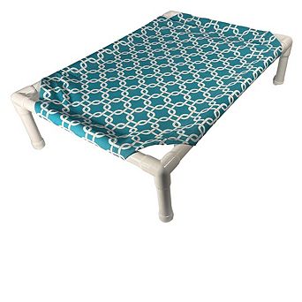 Truman + Teddy (Linked) Easy-to-clean Handcrafted Elevated, Cot-Style Dog Bed