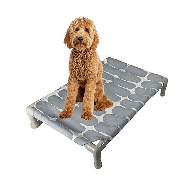Truman + Teddy (Pebbles) Easy-to-clean Handcrafted Elevated, Cot-Style Dog Bed 