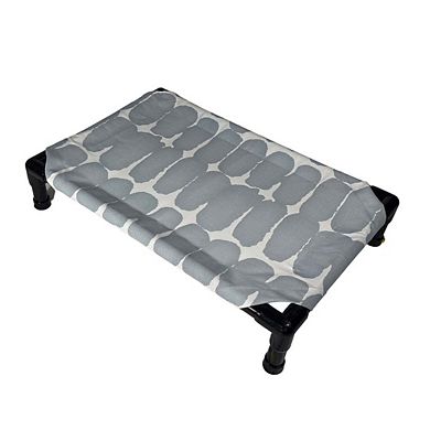 Truman + Teddy (Pebbles) Easy-to-clean Handcrafted Elevated, Cot-Style Dog Bed 