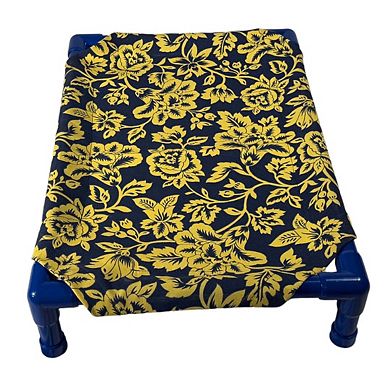 Truman + Teddy (Sunny Day) Easy-to-clean Handcrafted Elevated, Cot-Style Dog Bed 