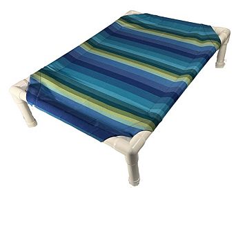 Truman + Teddy (Waterfall) Easy-to-clean Handcrafted Elevated, Cot-Style Dog Bed