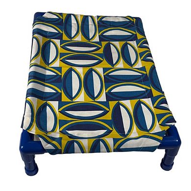 Truman + Teddy (Shaped Splendor) Easy-to-clean Handcrafted Elevated, Cot-Style Dog Bed