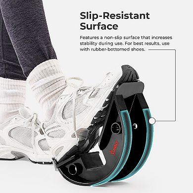 Sunny Health & Fitness Calf & Hamstring Stretcher and Foot Rocker