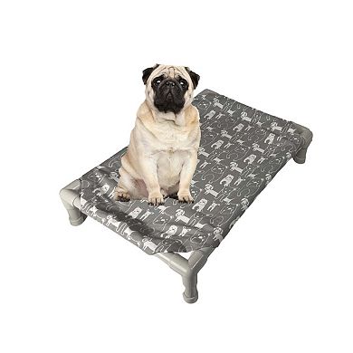 Truman + Teddy (Among Friends) Easy-to-clean Handcrafted Elevated, Cot-Style Dog Bed 