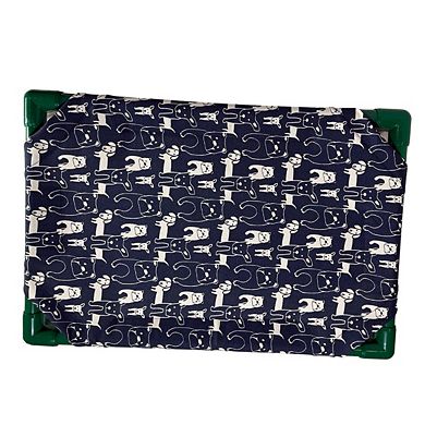 Truman + Teddy (Among Friends) Easy-to-clean Handcrafted Elevated, Cot-Style Dog Bed 