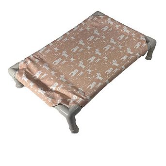 Truman + Teddy (Among Friends) Easy-to-clean Handcrafted Elevated, Cot-Style Dog Bed