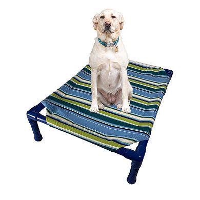 Truman + Teddy (Capri) Easy-to-clean Handcrafted Elevated, Cot-Style Dog Bed