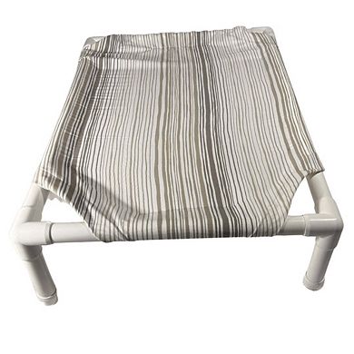 Truman + Teddy (Driftwood) Easy-to-clean Handcrafted Elevated, Cot-Style Dog Bed