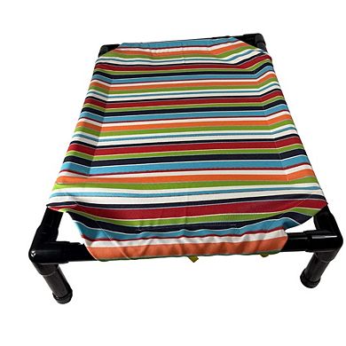 Truman + Teddy (Confetti) Easy-to-clean Handcrafted Elevated, Cot-Style Dog Bed 