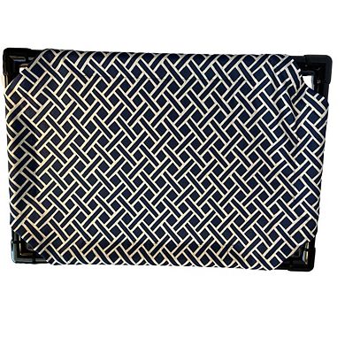 Truman + Teddy (Basketweave) Easy-to-clean Handcrafted Elevated, Cot-Style Dog Bed 