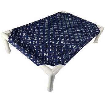 Truman + Teddy (Time for a Nap) Easy-to-clean Handcrafted Elevated, Cot-Style Dog Bed