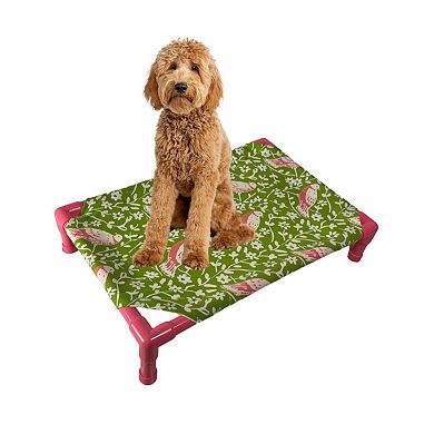 Truman + Teddy (Birdie) Easy-to-clean Handcrafted Elevated, Cot-Style Dog Bed 