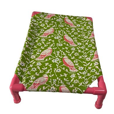 Truman + Teddy (Birdie) Easy-to-clean Handcrafted Elevated, Cot-Style Dog Bed 