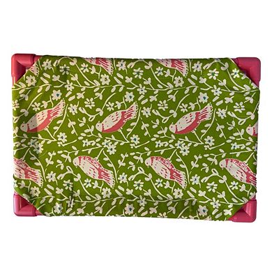 Truman + Teddy (Birdie) Easy-to-clean Handcrafted Elevated, Cot-Style Dog Bed 