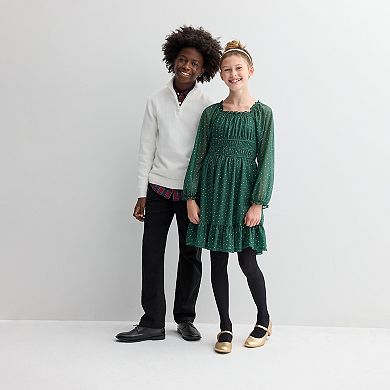 Girls 7-16 Speechless Glitter Dress & Headband in Regular and Plus Size