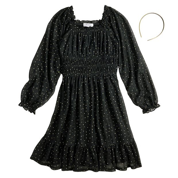 Speechless Little Girls Short Sleeve Cap Sleeve Skater Dress, Color