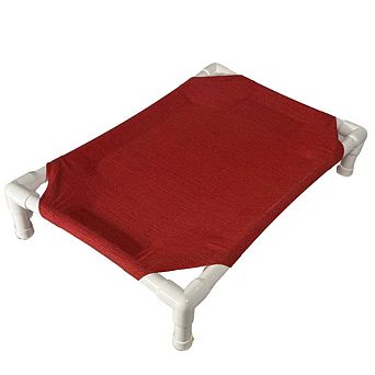 Truman + Teddy (Sun Burn) Easy-to-clean Handcrafted Elevated, Cot-Style Dog Bed