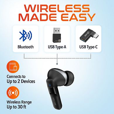Delton T50 TWS Computer Earbuds with ANC