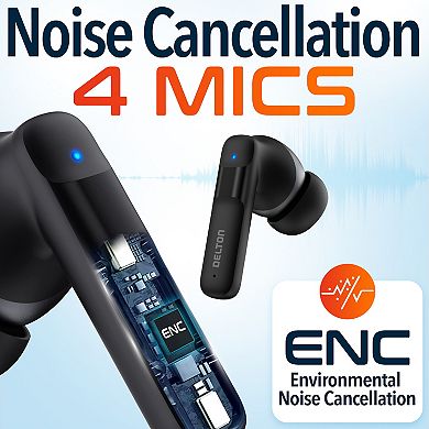 Delton T50 TWS Computer Earbuds with ANC