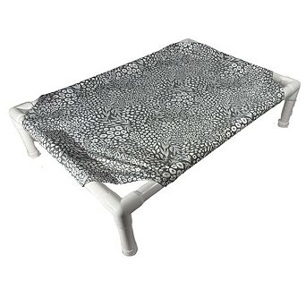 Truman + Teddy (Woodland Bounty) Easy-to-clean Handcrafted Elevated, Cot-Style Dog Bed